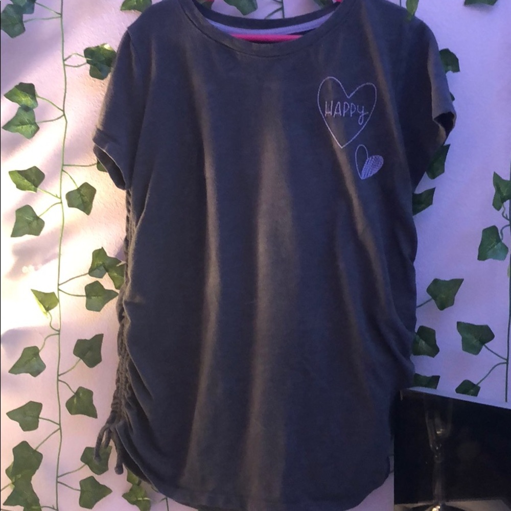 Dark gray cat and jack t-shirt